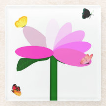 Springtime Friends Glass Untersetzer