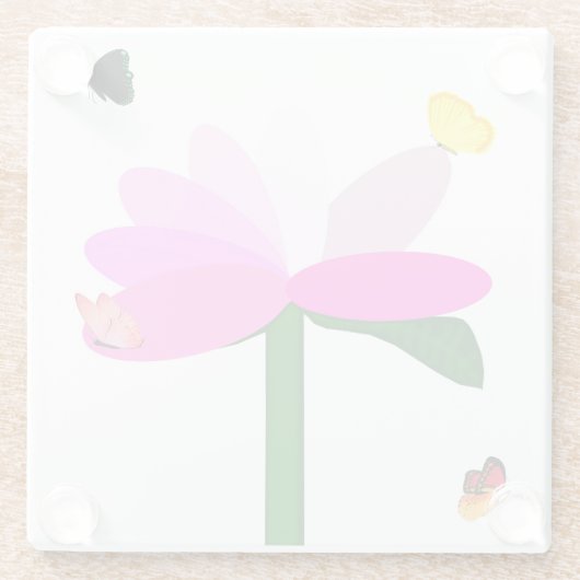 Springtime Friends Glass Untersetzer (Rückseite)