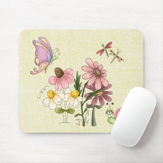 Springtime Friends Mousepad (Mit Mouse)