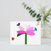 Springtime Friends Postcard Postkarte (Stehend Vorderseite)