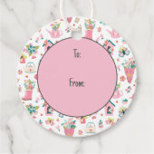 Springtime Garden Geschenkanhänger (Vorderseite)