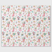 Springtime Garden Geschenkpapier (Flach)