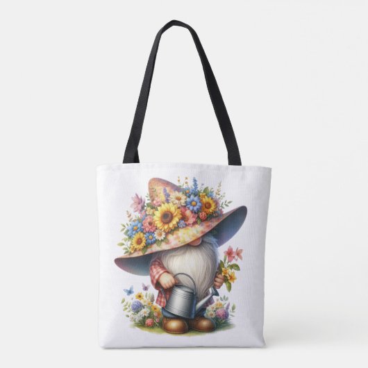 Springtime Garden Gnome Tasche (Rückseite)