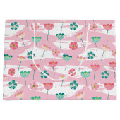 Springtime Garden Große Geschenktüte (Vorderseite)