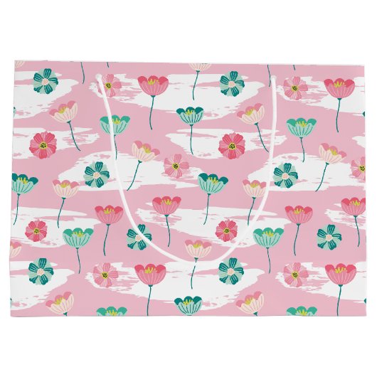 Springtime Garden Große Geschenktüte (Rückseite)