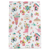 Springtime Garden Mittlere Geschenktüte (Rückseite)