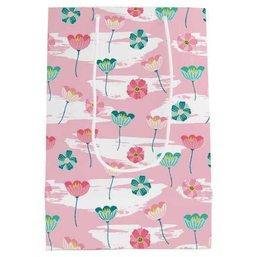 Springtime Garden Mittlere Geschenktüte (Rückseite)