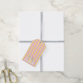 Springtime Gingham Geschenkanhänger (Mit Garn)