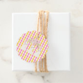 Springtime Gingham Geschenkanhänger (Beispiel)