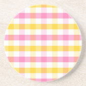 Springtime Gingham Getränkeuntersetzer (Vorne)