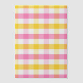 Springtime Gingham Pergament Einladungen (Vorderseite)