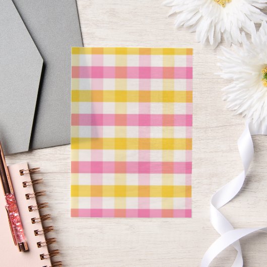 Springtime Gingham Pergament Einladungen (Hochzeit)