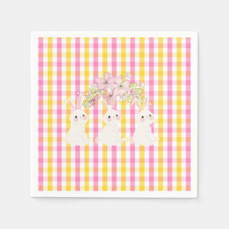 Springtime Gingham Serviette
