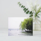 Springtime Greetings/West Lake, China Postkarte (Stehend Vorderseite)