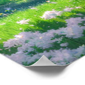 Springtime im Tempel Poster (Ecke)