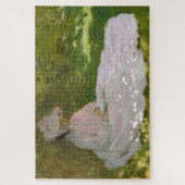 Springtime, Impressionist Portrait, Claude Monet Puzzle (Vertikal)