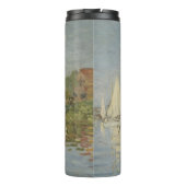 Springtime, Impressionist Portrait, Claude Monet Thermosbecher (Rückseite)