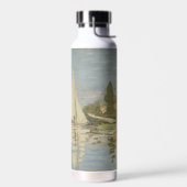 Springtime, Impressionist Portrait, Claude Monet Trinkflasche (Links)