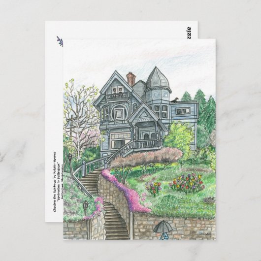 Springtime in Bellingham, Washington Postkarte (Vorne/Hinten)