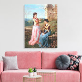 Springtime in der Toskana Leinwanddruck (Insitu (Wohnzimmer))