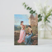 Springtime in der Toskana Postkarte (Stehend Vorderseite)