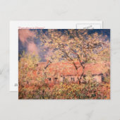 Springtime in Giverny von Claude Monet Postkarte (Vorne/Hinten)
