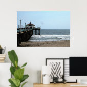 Springtime in Manhattan Beach 36 x 24 Poster (Heimbüro)