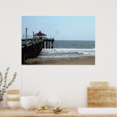 Springtime in Manhattan Beach 36 x 24 Poster (Küche)