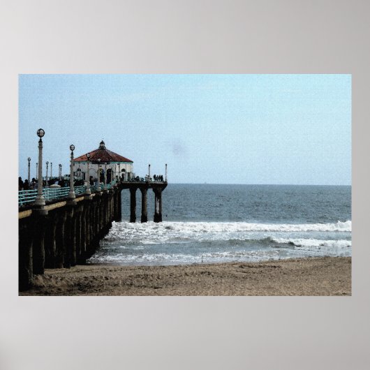 Springtime in Manhattan Beach 36 x 24 Poster (Vorne)