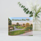 Springtime in Rocky Hill Postkarte (Stehend Vorderseite)