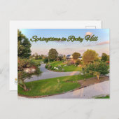 Springtime in Rocky Hill Postkarte (Vorne/Hinten)