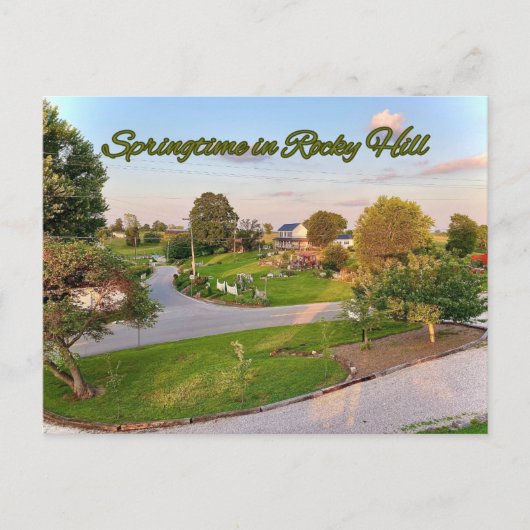 Springtime in Rocky Hill Postkarte (Vorderseite)