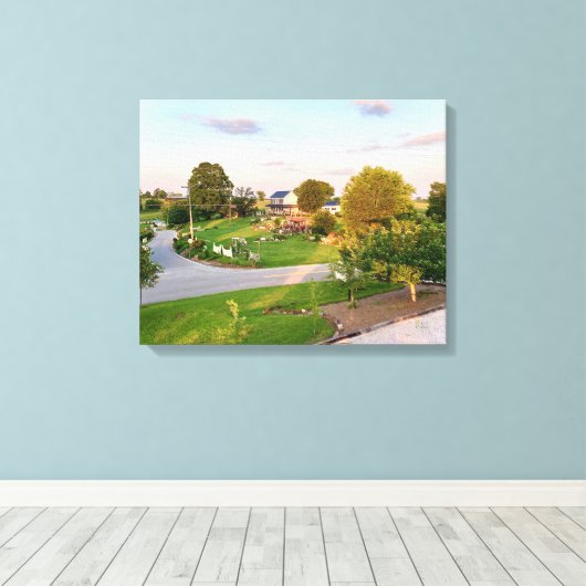 Springtime in Rocky Hill - Stille Stille Leinwanddruck (Insitu (Holzboden))