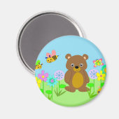 Springtime ist in der Luft Magnet (Vorderseite/Rückseite)