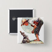 Springtime, Junge 1935 mit Häschen Button (Vorne & Hinten)