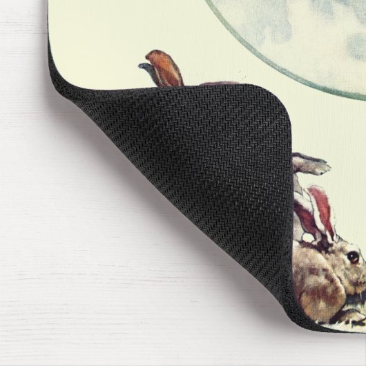 Springtime, Junge 1935 mit Häschen Mousepad (Ecke)