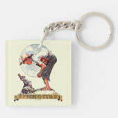 Springtime, Junge 1935 mit Häschen Schlüsselanhänger (Rückseite)