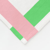 Springtime Lattice Baby Quilt Party Fleece Blanket (Ecke)