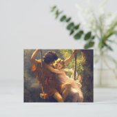 Springtime ~ Liebhaber von Swing Painting Postkarte (Stehend Vorderseite)