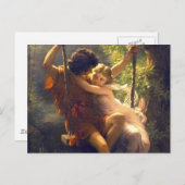 Springtime ~ Liebhaber von Swing Painting Postkarte (Vorne/Hinten)
