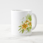 Springtime Lilies Jumbo-Tasse (Vorderseite Rechts)