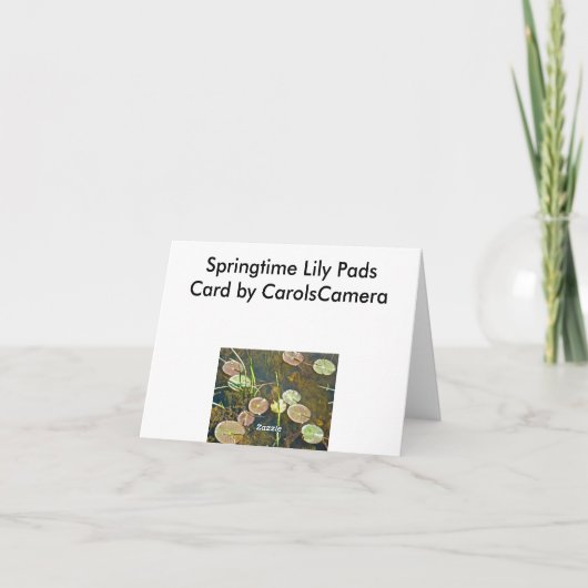 Springtime Lippenkarte Karte (Rückseite)
