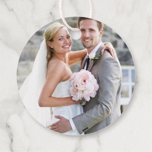 Springtime Love – A Floral Wedding  Geschenkanhänger (Rückseite)