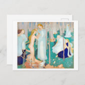 Springtime, Maurice Denis Postkarte (Vorne/Hinten)