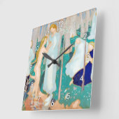 Springtime, Maurice Denis Quadratische Wanduhr (Winkel)