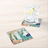 Springtime, Maurice Denis Rechteckiger Pappuntersetzer (Vor Ort)