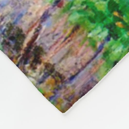 Springtime, Monet Fleecedecke (Ecke)