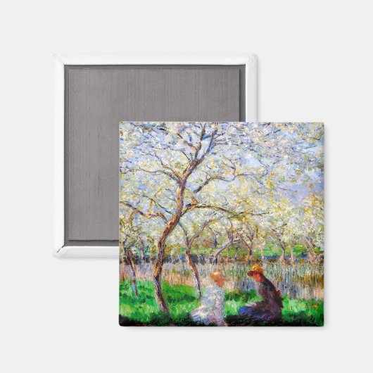 Springtime, Monet Magnet (Vorderseite/Rückseite)
