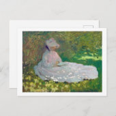 Springtime, Monet Postkarte (Vorne/Hinten)