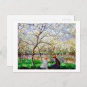 Springtime, Monet Postkarte (Vorne/Hinten)